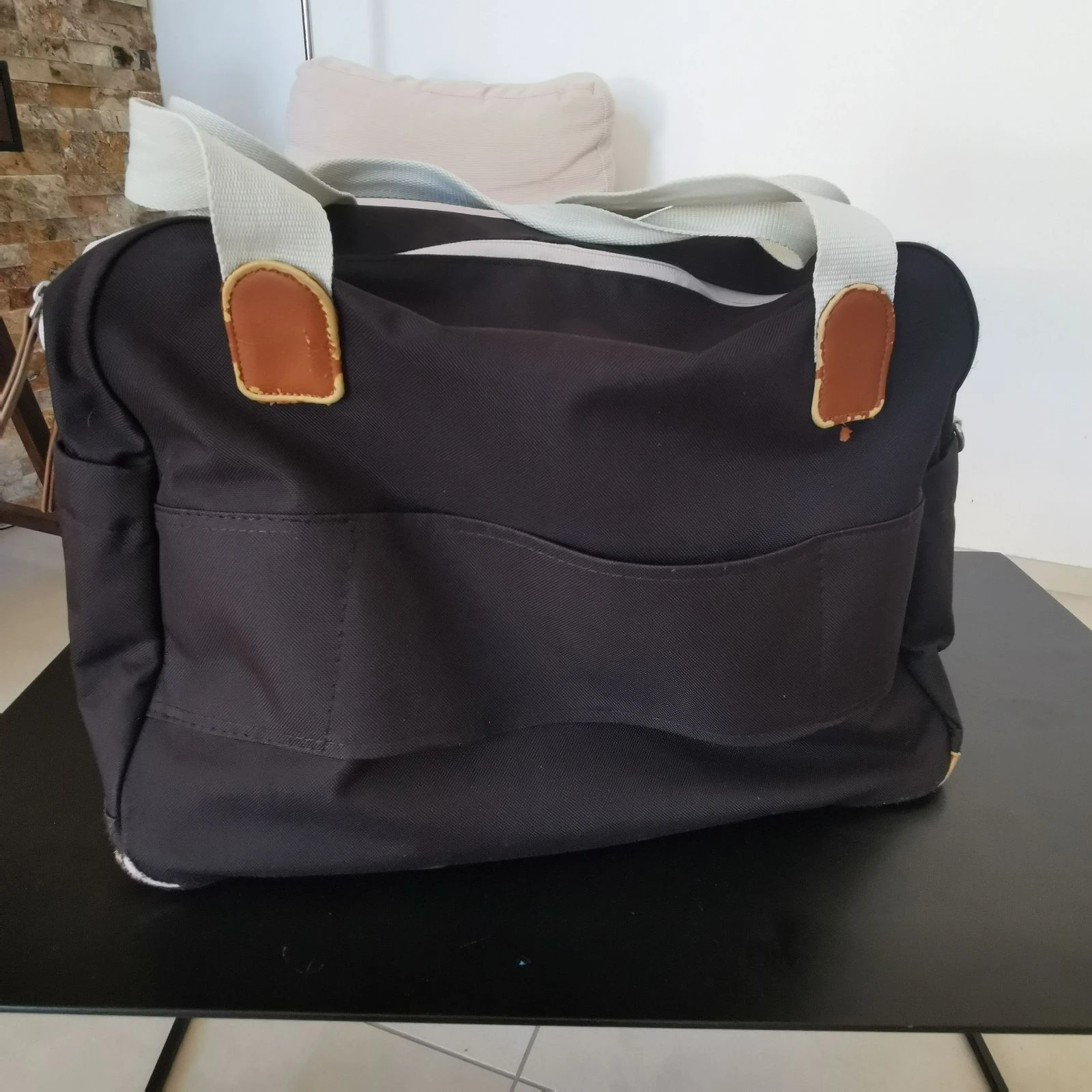 Bolsa de fraldas Béaba com bolseta combinada – Lavada e conservada – photo 3